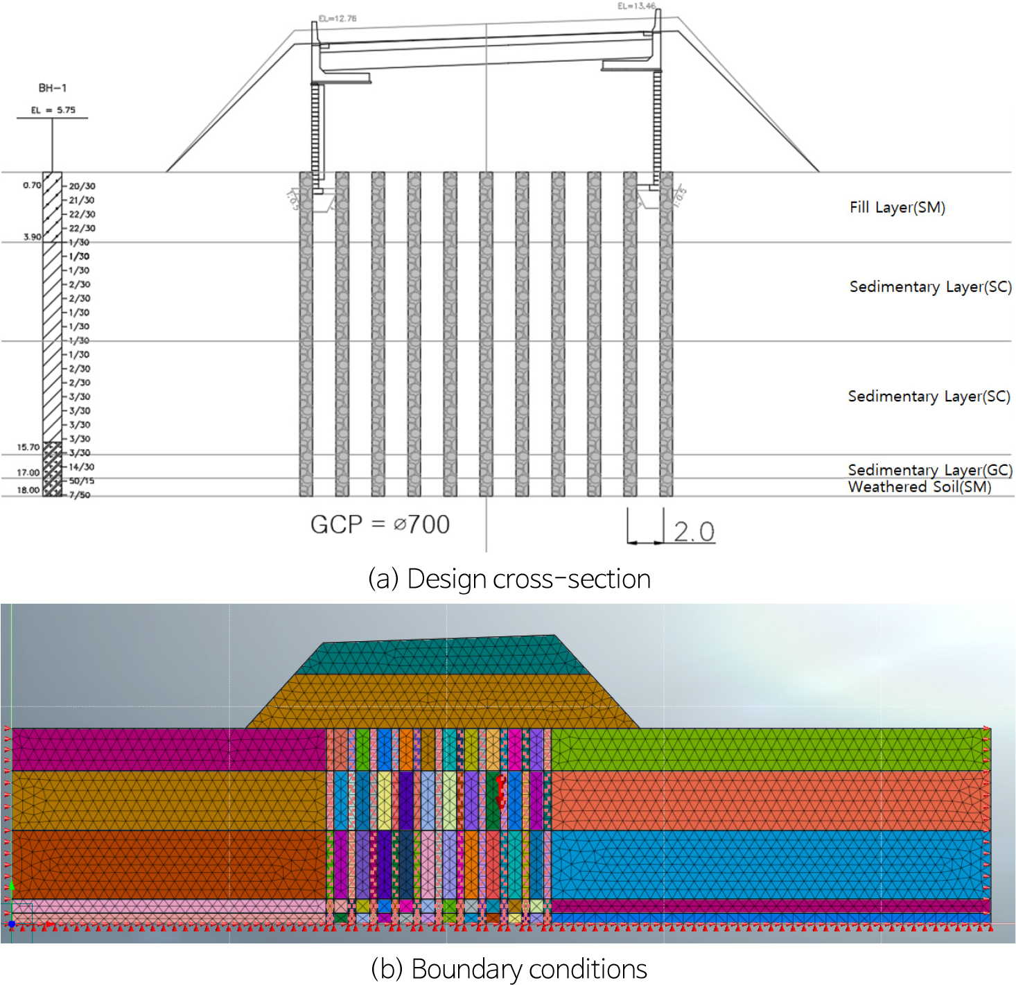 Grid Compaction Numerical Analysis of Displacement Reduction Effects of High-Strength ...